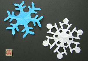心あたたまる雪の結晶